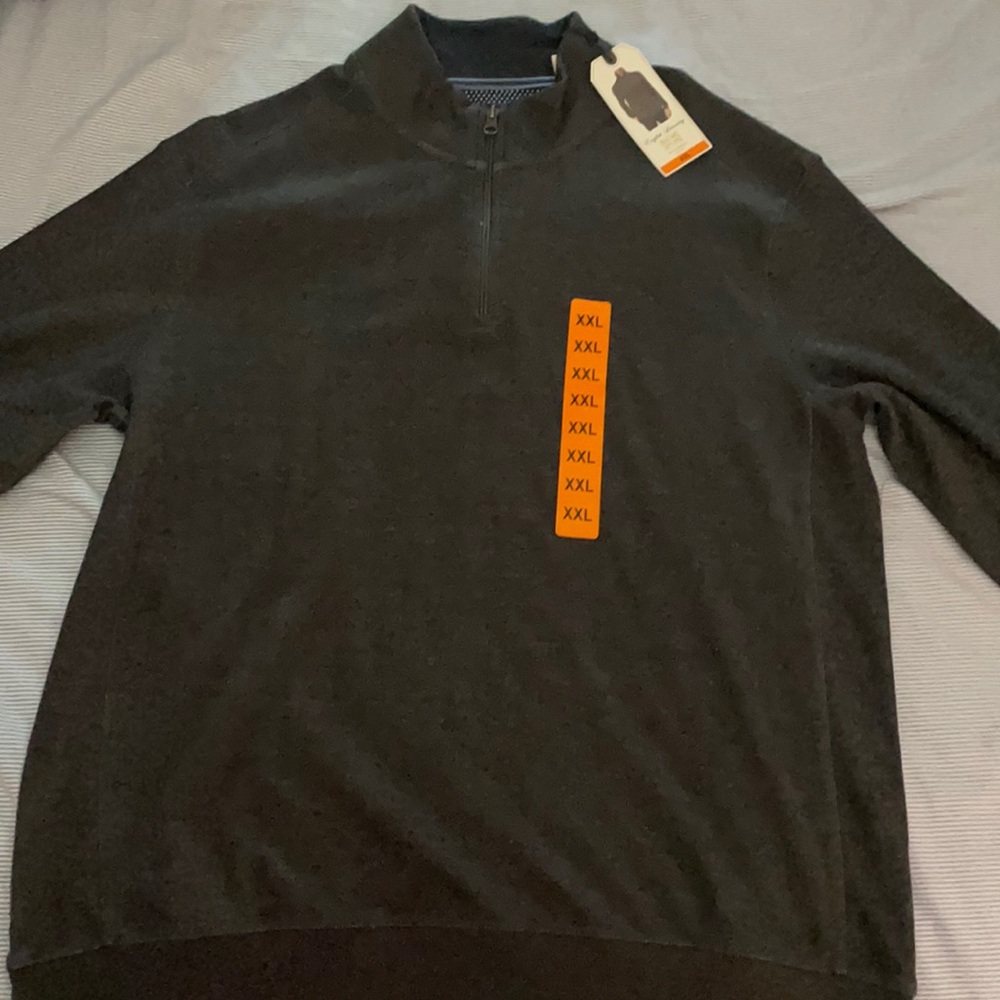 NEW WITH TAGS English Laundry 1/4 Zip Grey